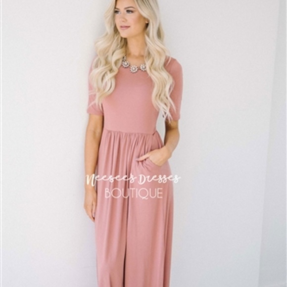 Reborn J Dresses & Skirts - REBORN J Reb & J Maxi Dress Mauve Pink Modest NWT